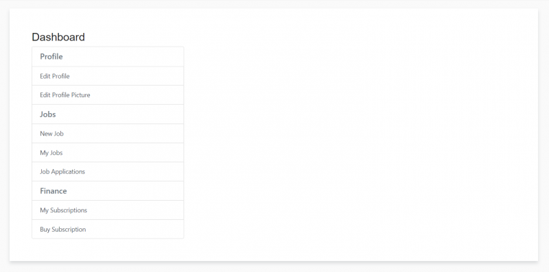 Newcomers Job Dashboard